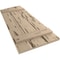 Ekena Millwork Pecky Cypress 3 Board Joined Board-n-Batten w/Elliptical Top Faux Wood Shutters, 16 1/2"W x 32"H SHUBJL16X32PCPR - alternate 8